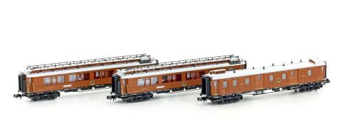 Hobbytrain 22104 3tlg. CIWL Set W-N-C-EX 2x Schlaf-/Packwagen Ep.I
